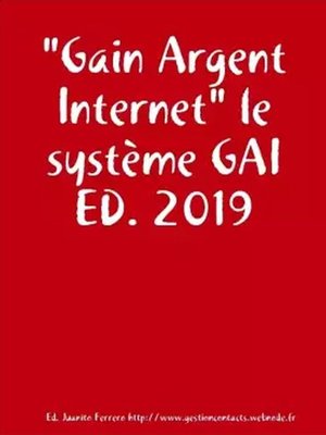 cover image of "Gain Argent Internet" le système GAI